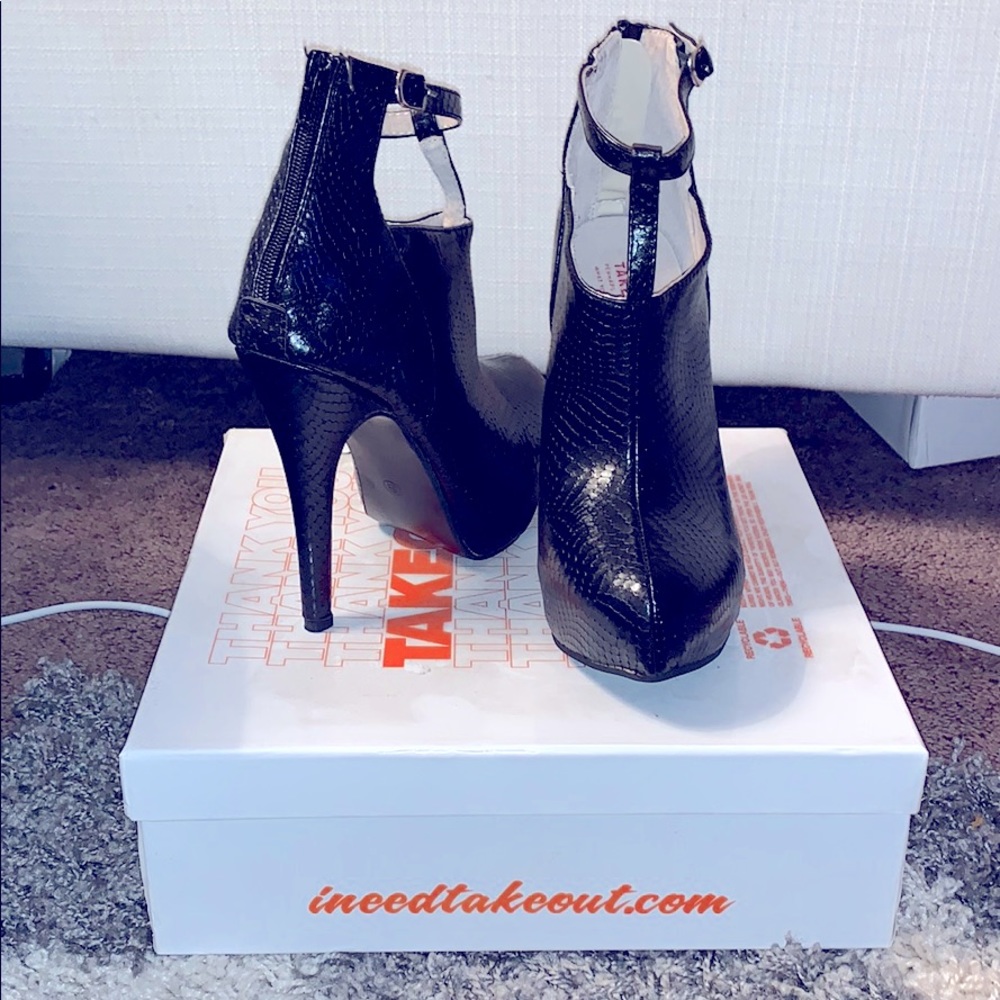 Black heels